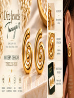 Spiral Statement Earrings