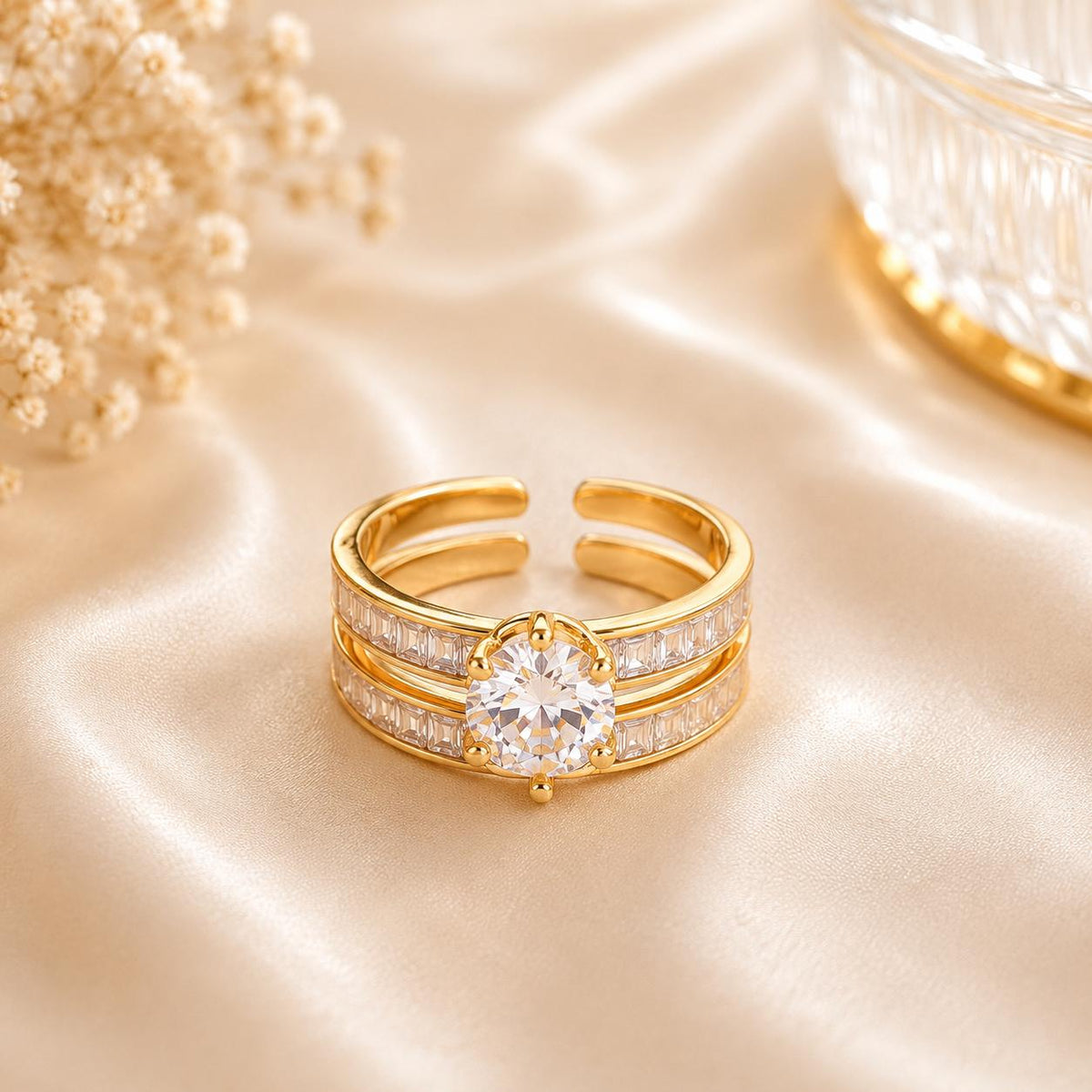 American Diamond Ring