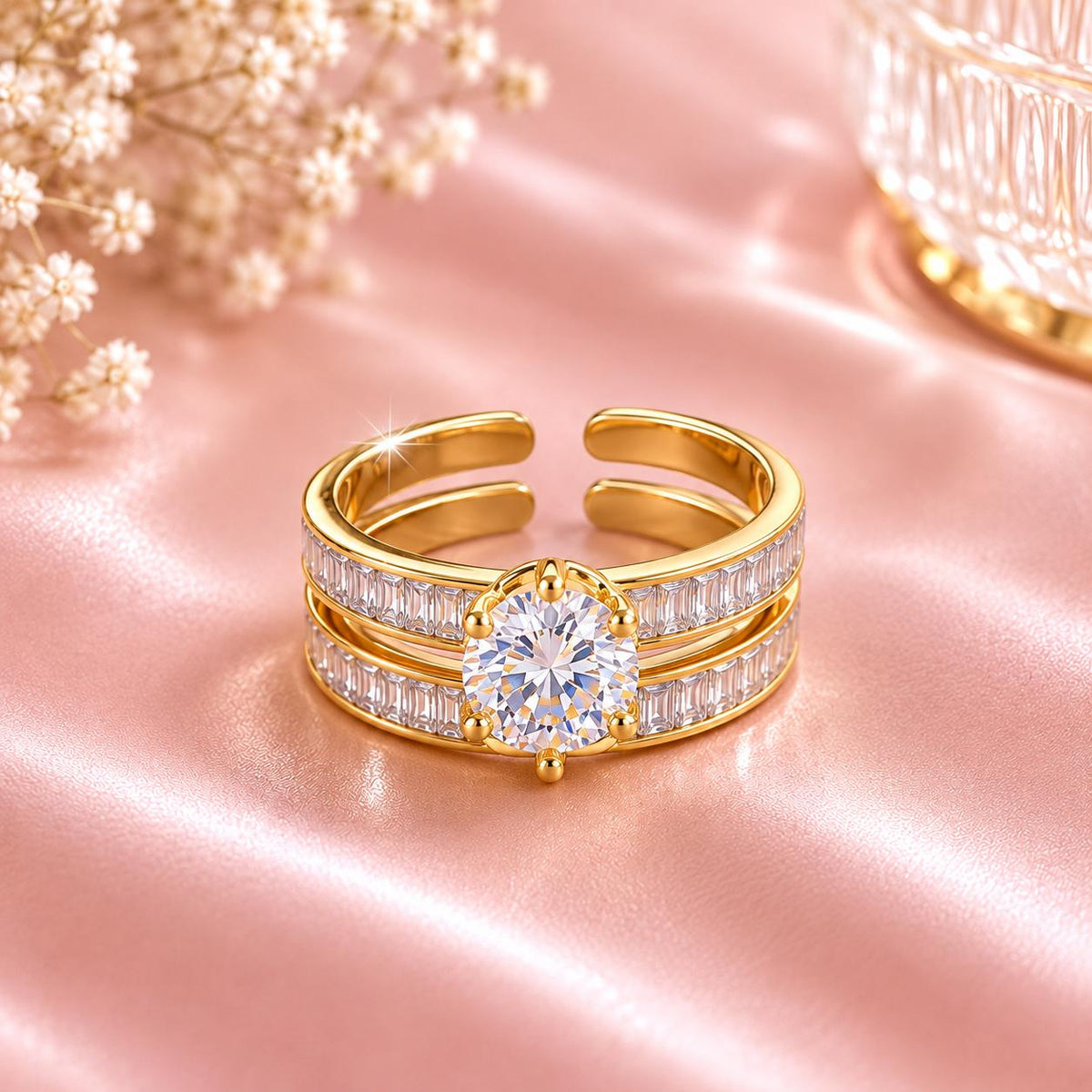 American Diamond Ring