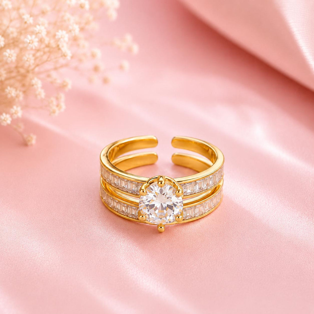 American Diamond Ring