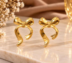 Golden Stud Earrings Set