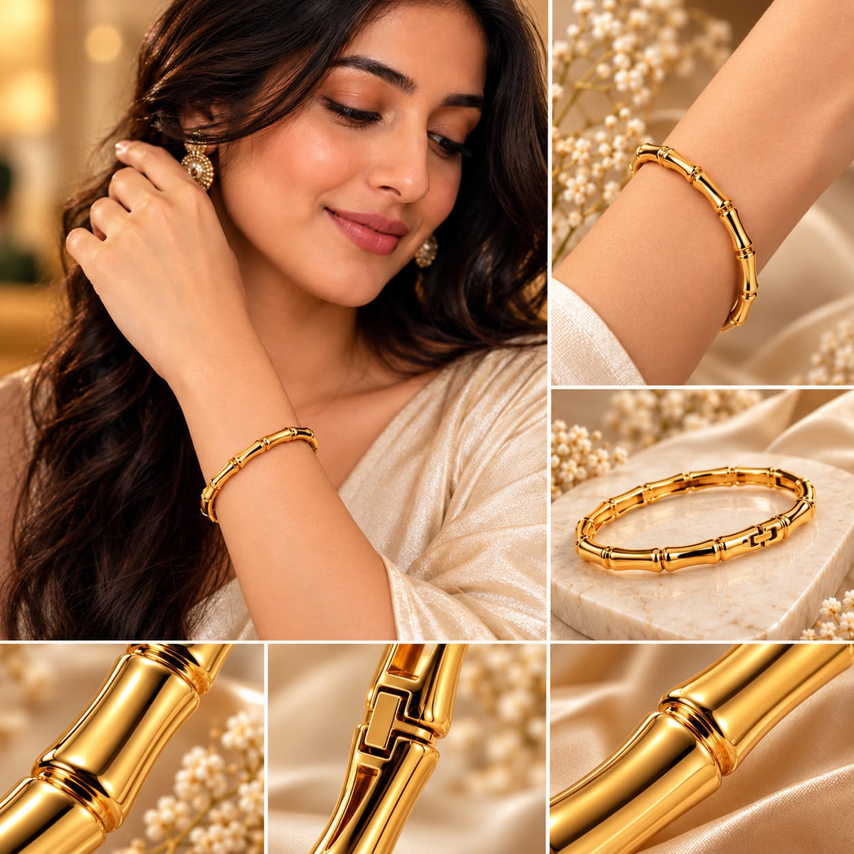 Bamboo anti tarnish bracelet