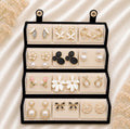 Gold Tone Earrings Set for Women, 12 Pairs