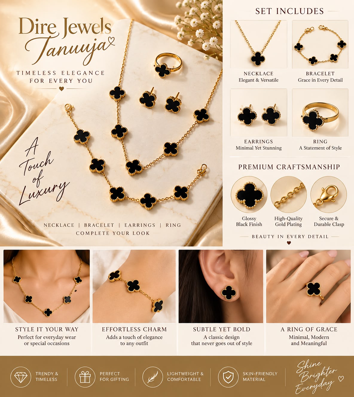 Clove pendent set