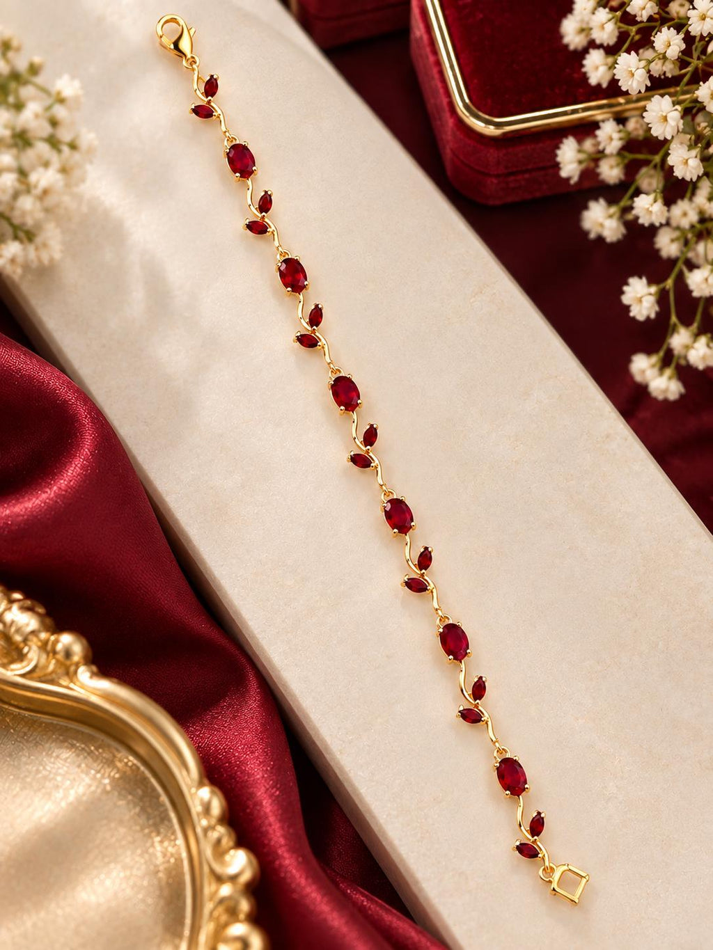 Ruby Royale Bracelet