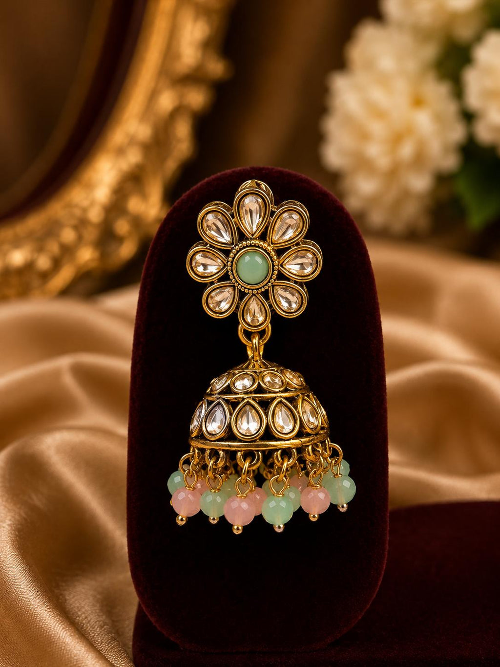 Kundan pearl choker