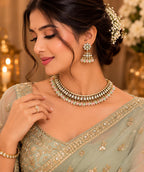 Kundan pearl choker
