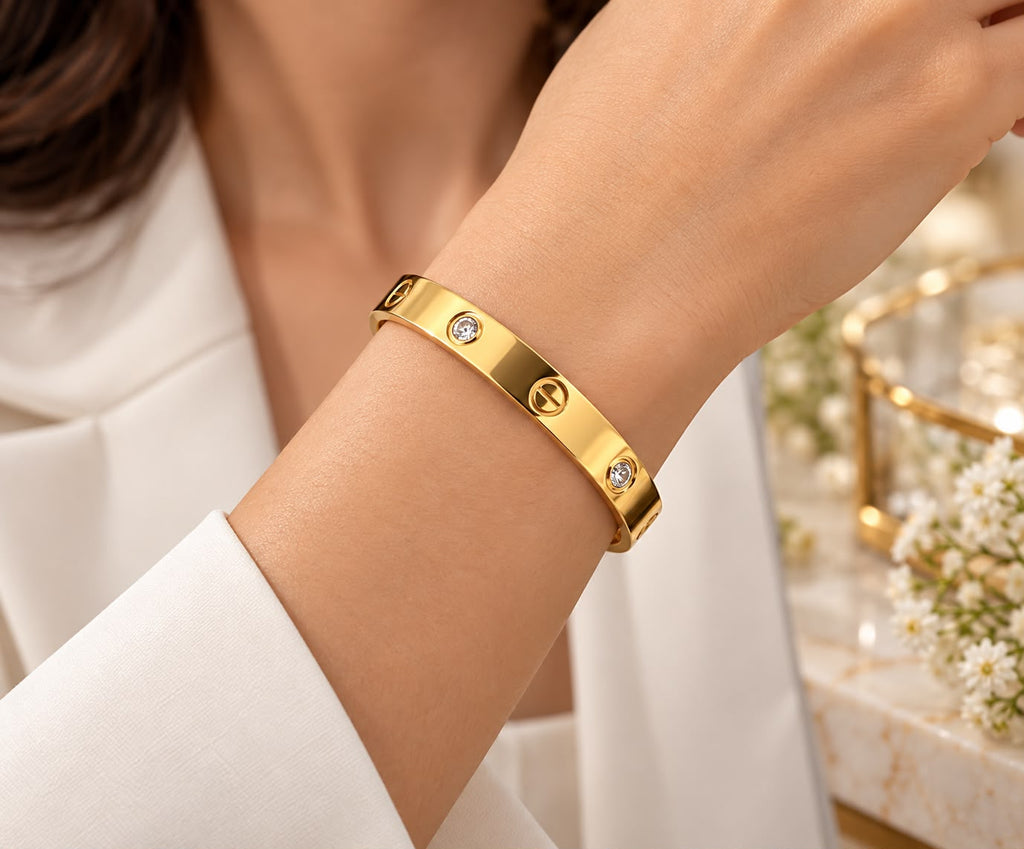Luxury Gold Crystal Bracelet
