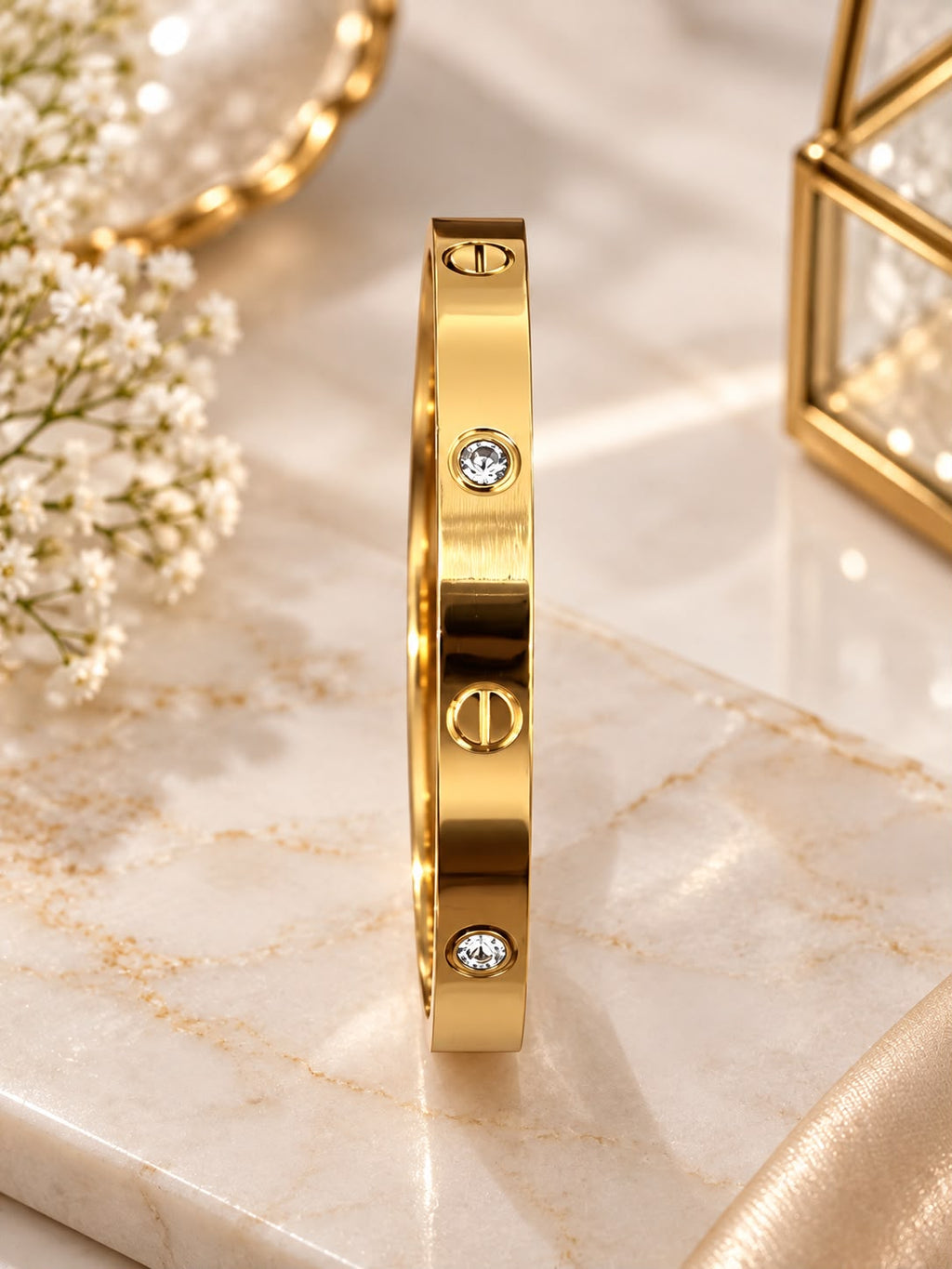 Luxury Gold Crystal Bracelet