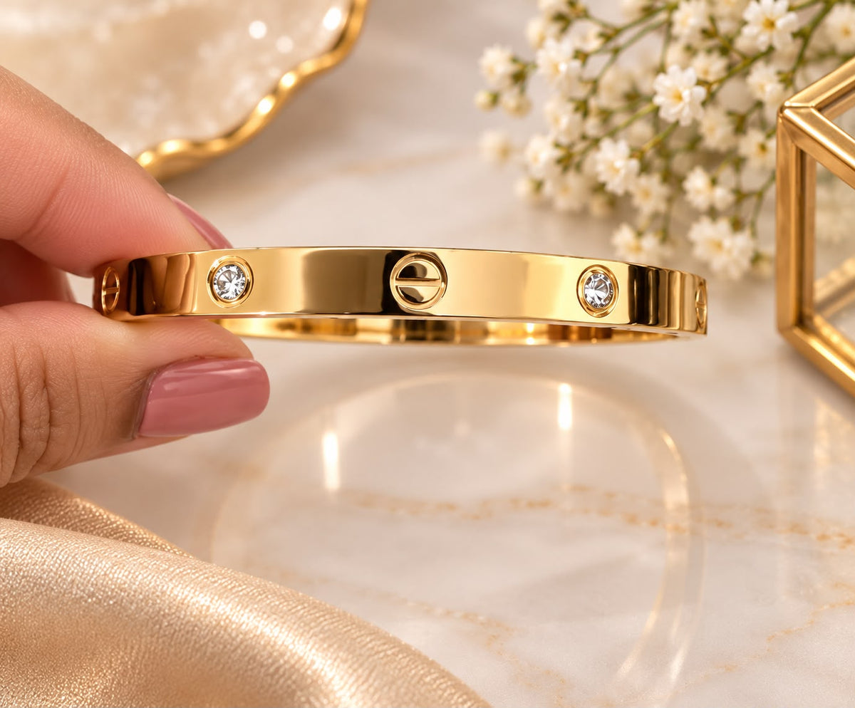 Luxury Gold Crystal Bracelet