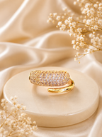 American dimond cocktail ring