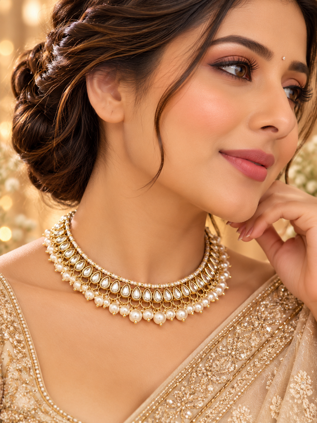 Pearl choker