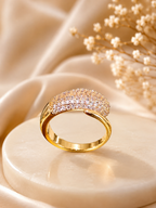 American dimond cocktail ring
